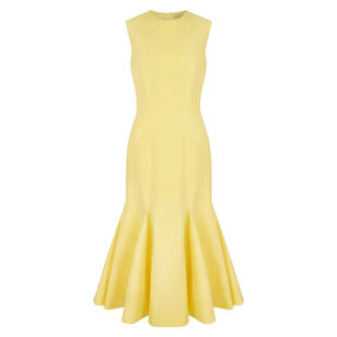 Seema Sleeveless Summer Wool Midi Dress