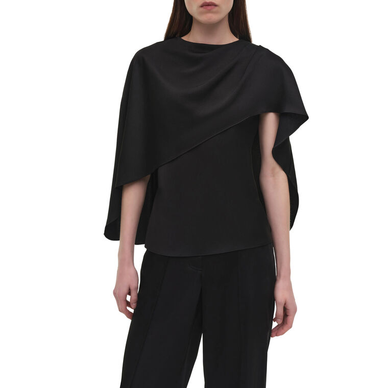 Eliora Draped Cape Top image number null