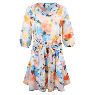 Coco Tie-Waist Mini Dress