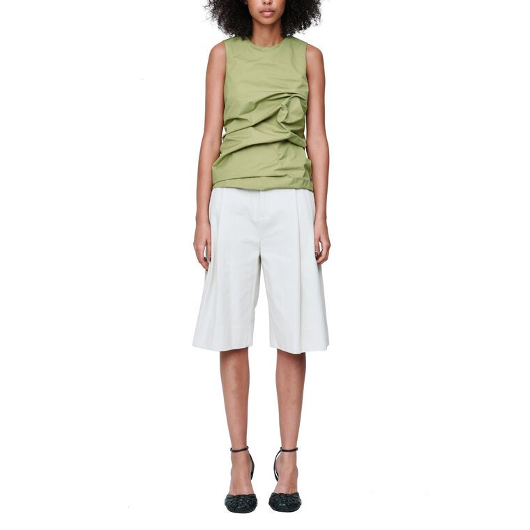 Sleeveless Scrunch Top image number null