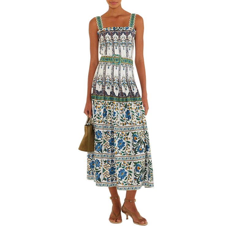 Manoela Sleeveless Belted Maxi Dress image number null
