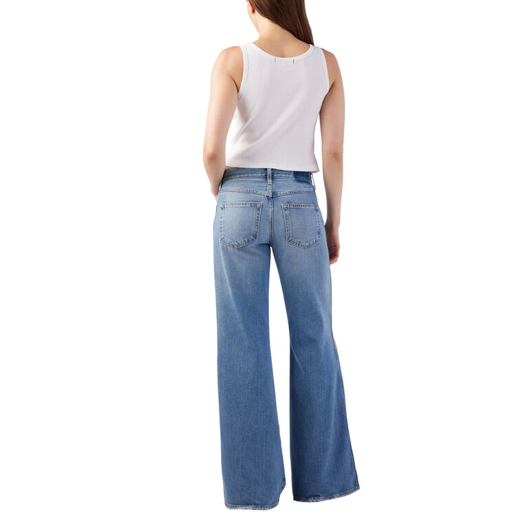 Faith Mid Rise Flare Jean image number null