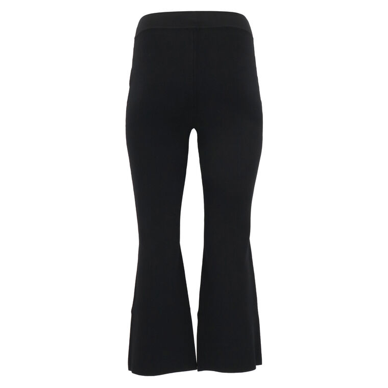 Kennedy Compact Jacquard Crop Flared Pants image number null