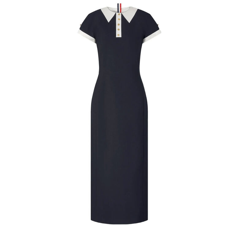 Hopsack Suiting Dress image number null