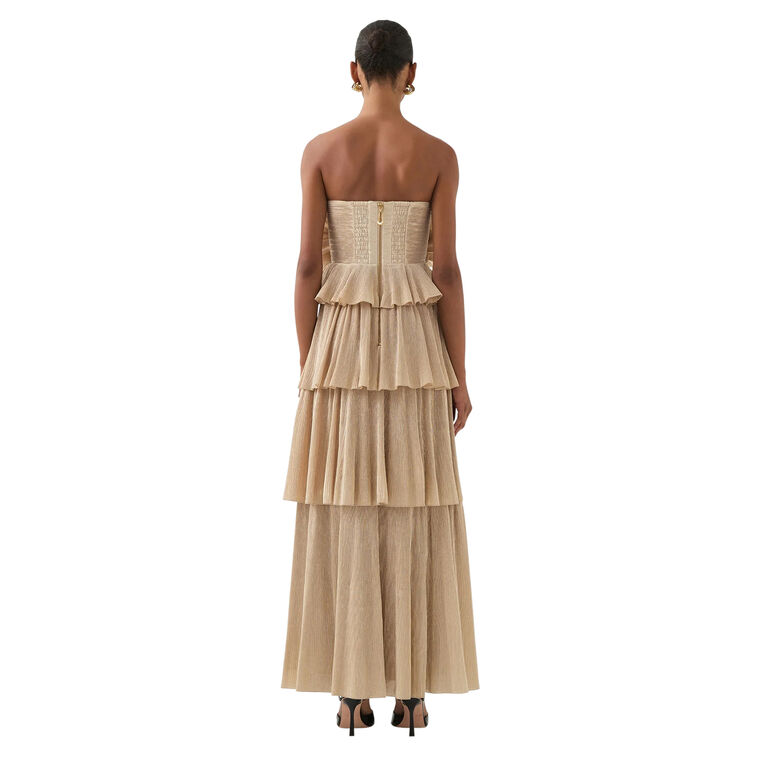 Kyra Strapless Tiered Gown image number null