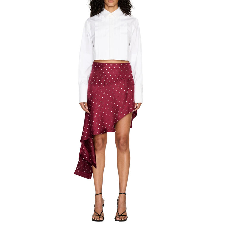 Deconstructed Pajamas Skirt image number null