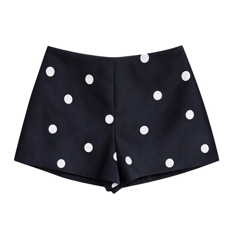 Nardonne Tailored Polka Dot Shorts image number null