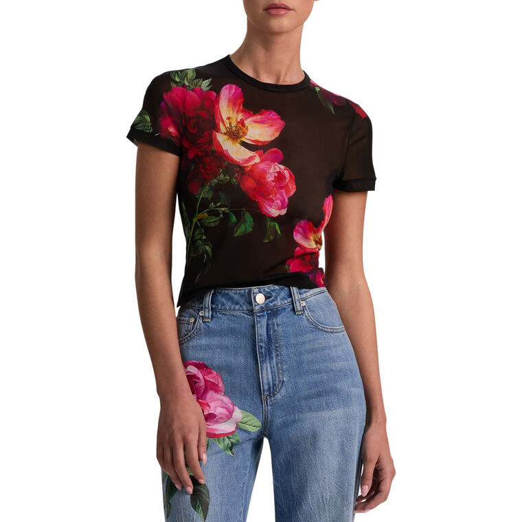 Tess Short Sleeve Crew Neck Tee image number null
