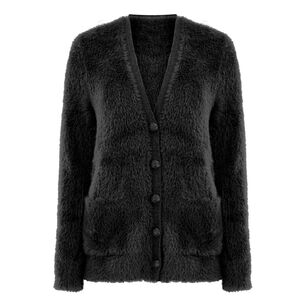 Chambie Faux-Fur Cardigan