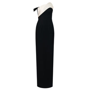 The Nyx Petal Off-The-Shoulder Column Gown