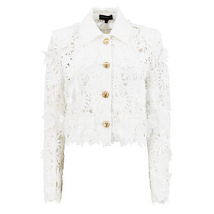 Oliver 3D Lace Cropped Jacket