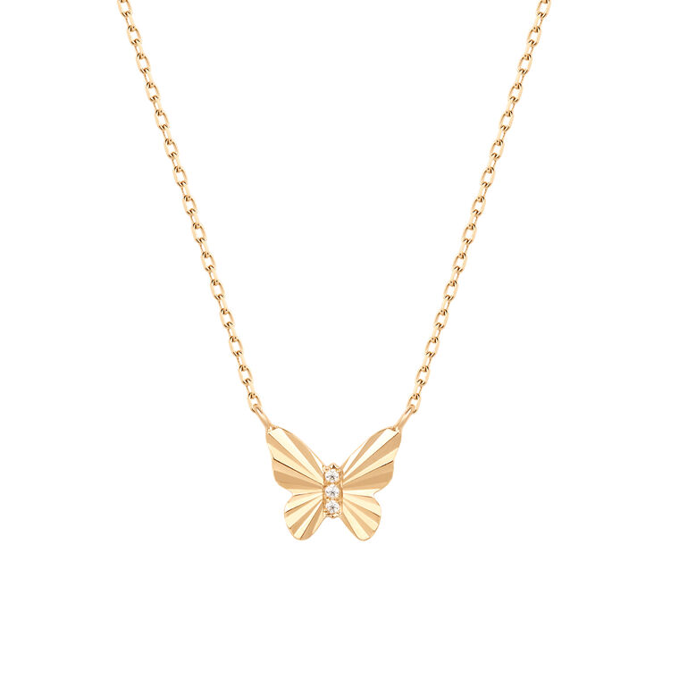 Liv Butterfly Necklace image number null