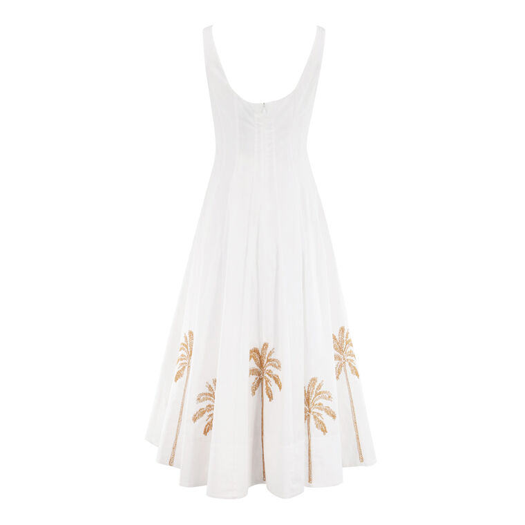 Wells Palm Print Dress image number null