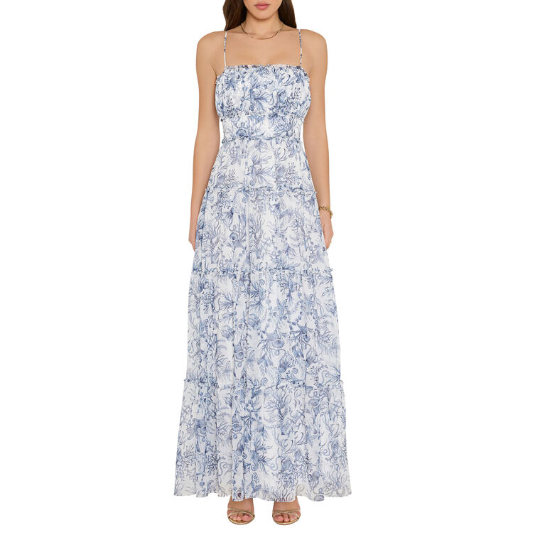 Willow Sleeveless Tiered Maxi Dress image number null