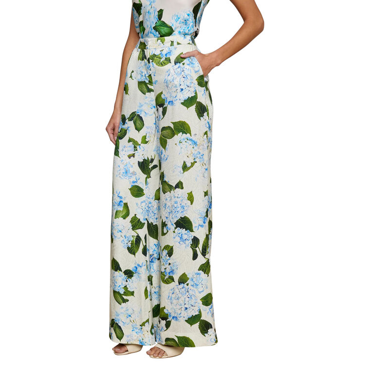 Pilar Satin Wide Leg Pant image number null