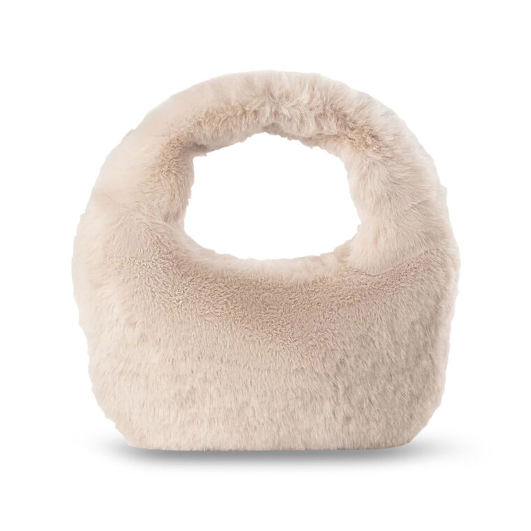 Alix Mini Faux Fur Hobo Bag image number null