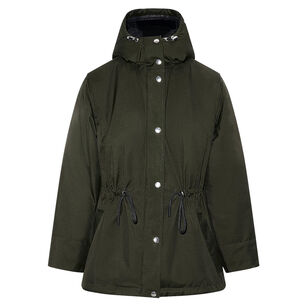 Waterproof Parka With Shearling Trim