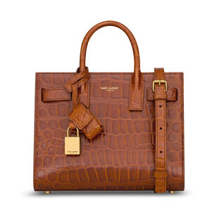 Nano Sac de Jour Bag In Crocodile-Embossed Leather
