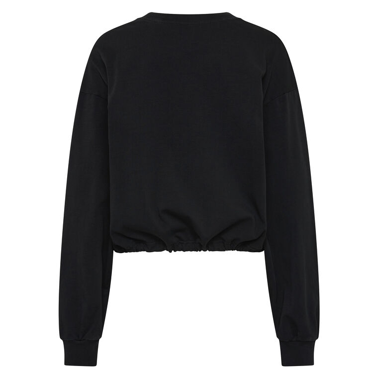 Drawstring Long Sleeve Top image number null