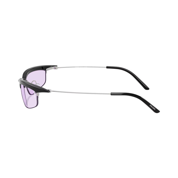 Rectangle-Frame Metal Sunglasses image number null