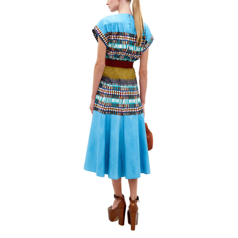 Sakura V-Neck Midi Dress image number null
