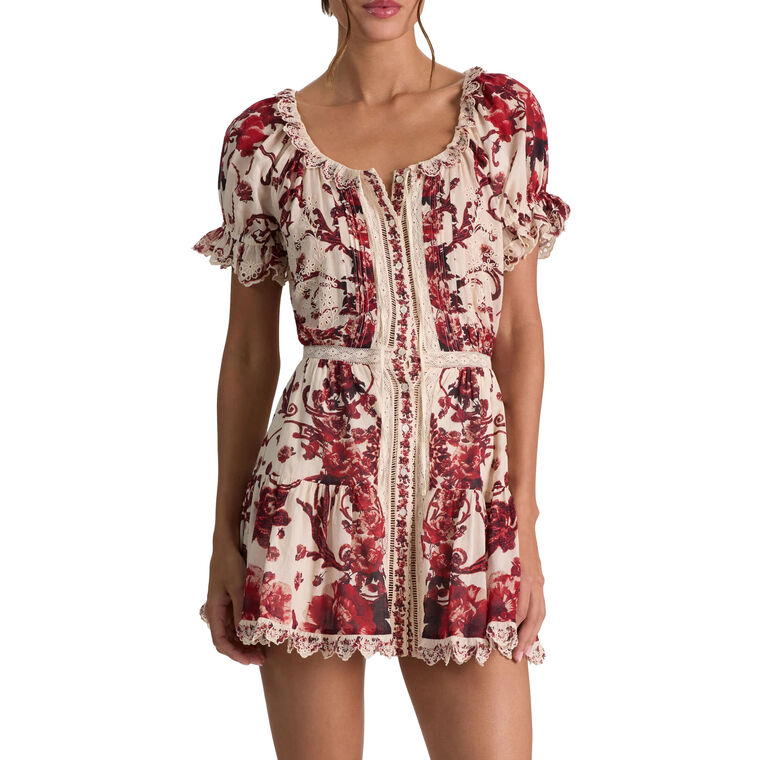 Mclaine Puff Sleeve Dress image number null
