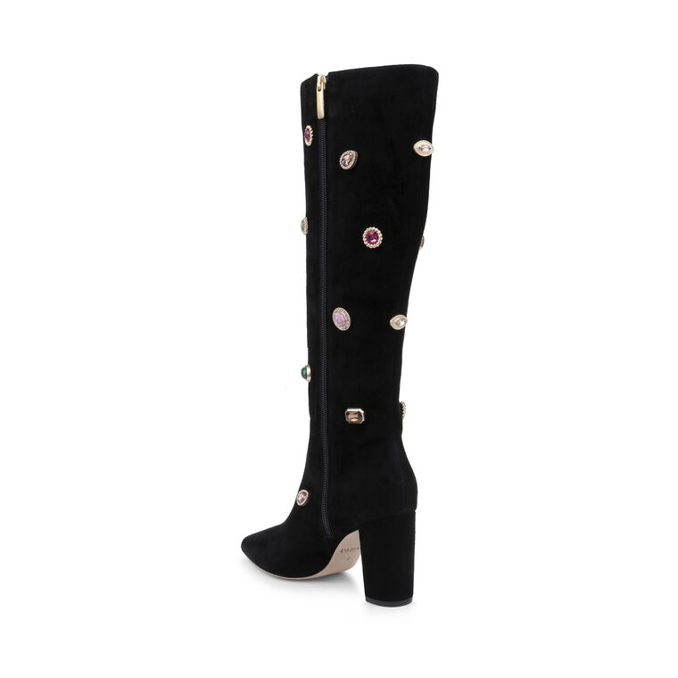 Concourse Embellished Kid Suede Boot image number null