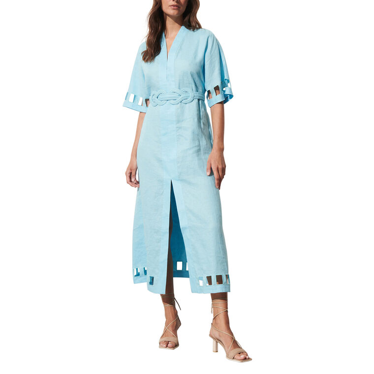Adaline Belted Midi Dress image number null