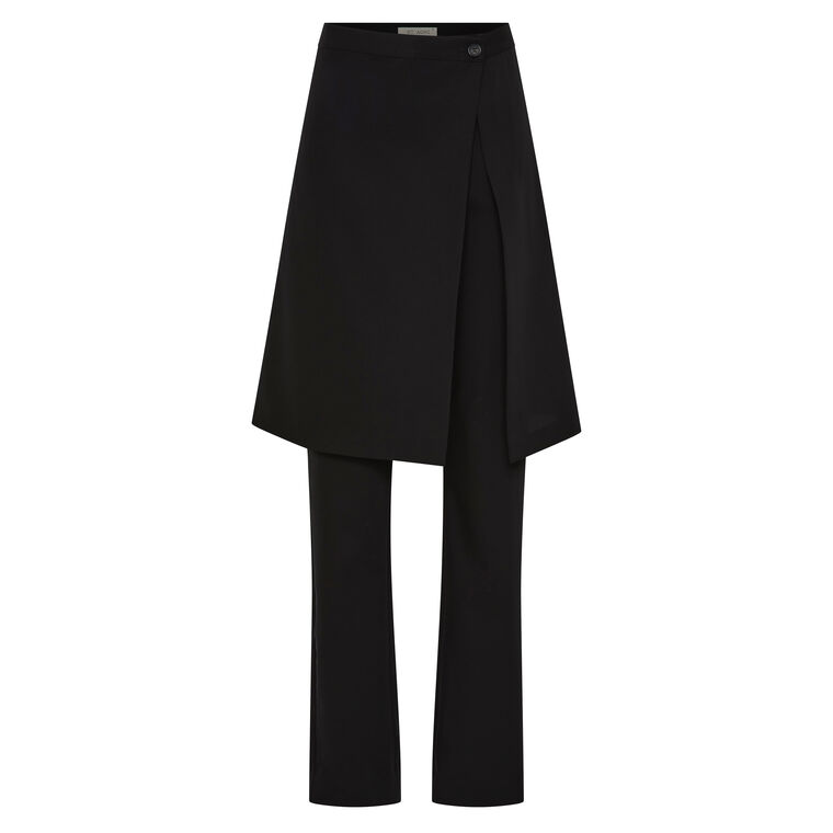 Wool Hybrid Skirt Pants image number null