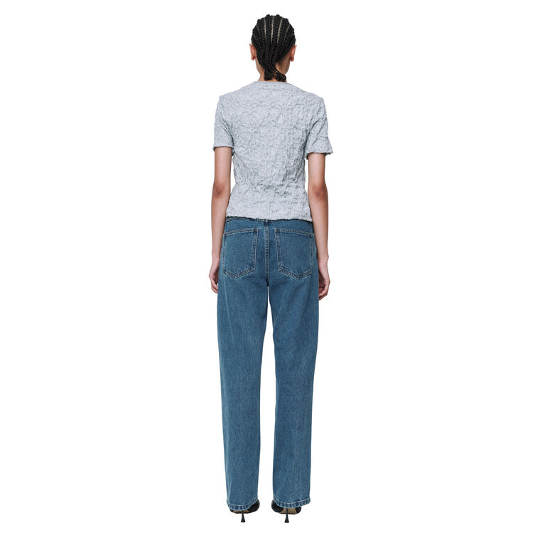 Short Sleeve Scrunch T-Shirt image number null