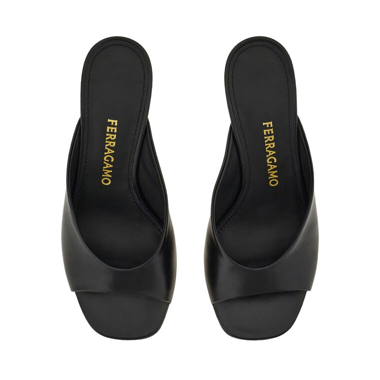 Archive 55mm S-Shaped Heel Peep-Toe Mule image number null