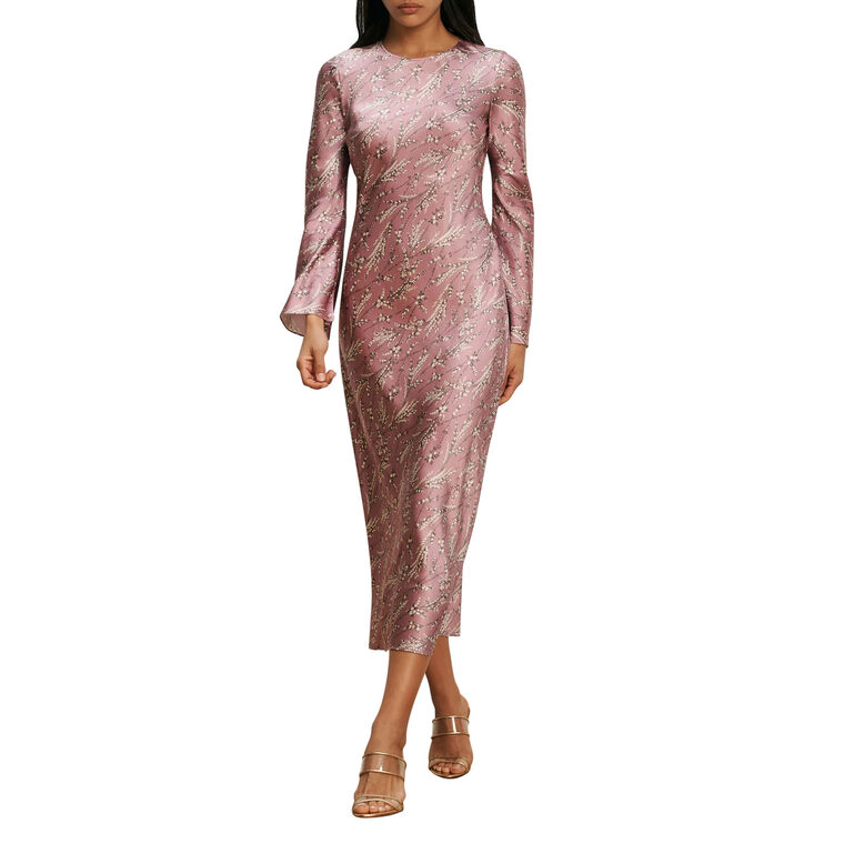 Gemma Silk-Blend Midi Dress image number null