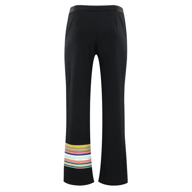 Loic Satin Straight-Leg Pant image number null
