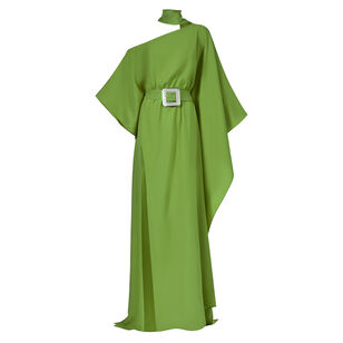 Taylor One-Shoulder Kaftan With Belt