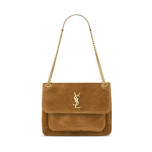 Suede Medium Niki Chain Bag