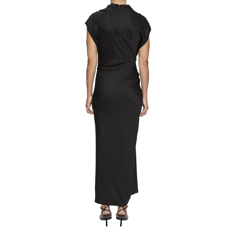 Alma Sleeveless High Neck Midi Dress image number null