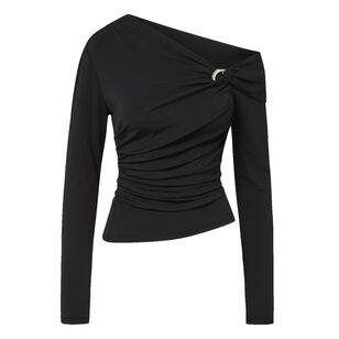 Lozea Ruched Off-The-Shoulder Top