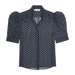 The Tie Print Gillian Top