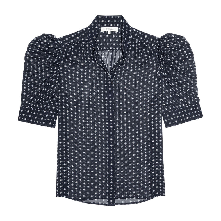 The Tie Print Gillian Top image number null