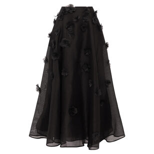 Leila Petal Midi Skirt