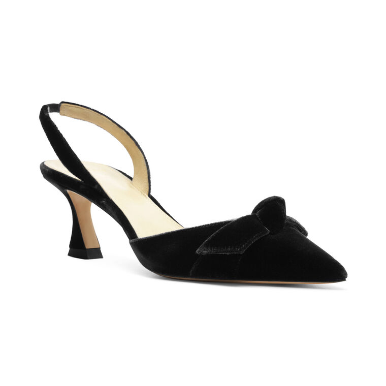 Clarita Bell 60mm Velvet Slingback Pump image number null