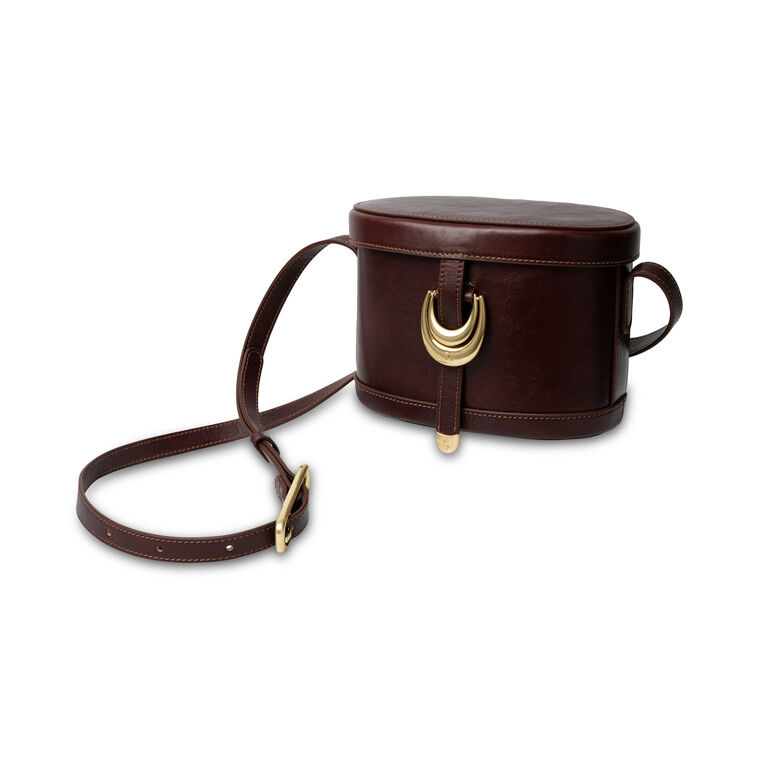 Upata Leather Canteen Crossbody Bag image number null