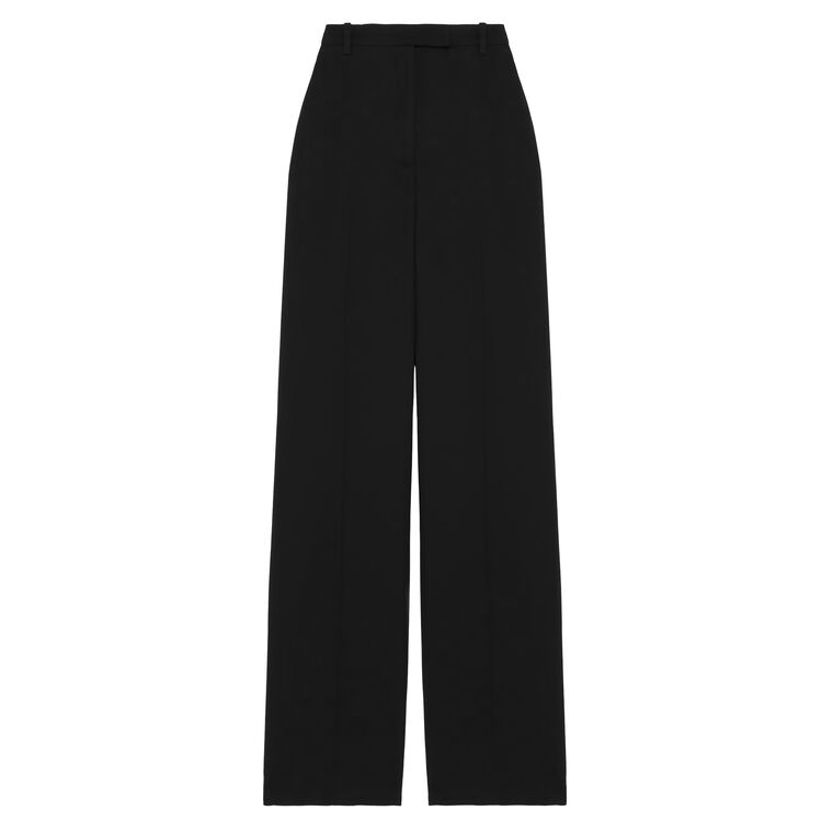High-Waisted Tailored Trousers image number null