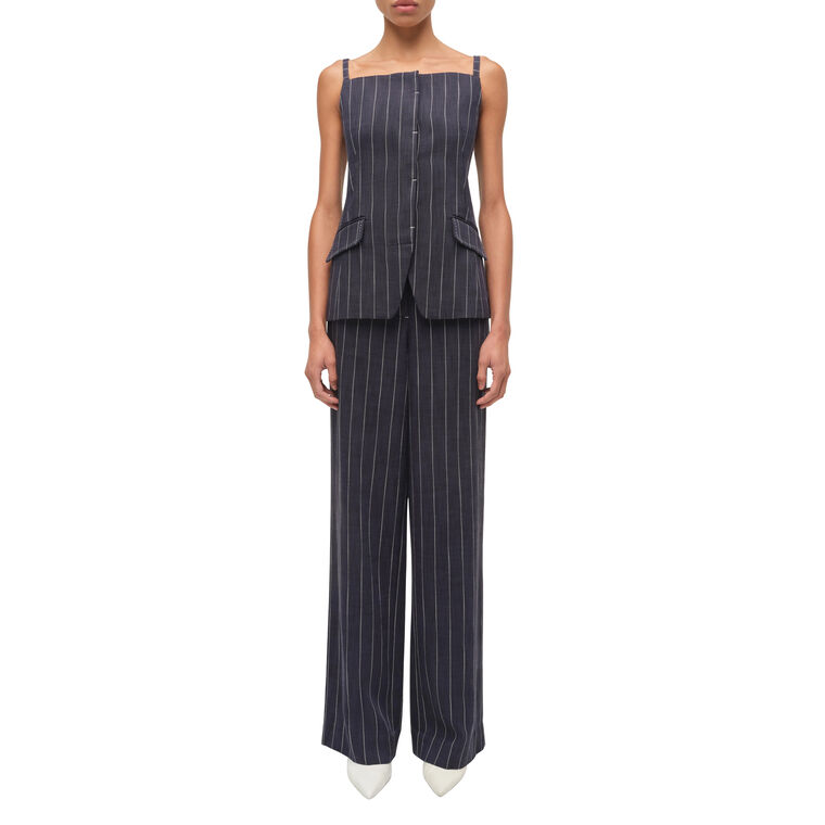 Tavar Straight-Leg Pinstripe Pants image number null