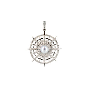 Circle Starburst Pendant