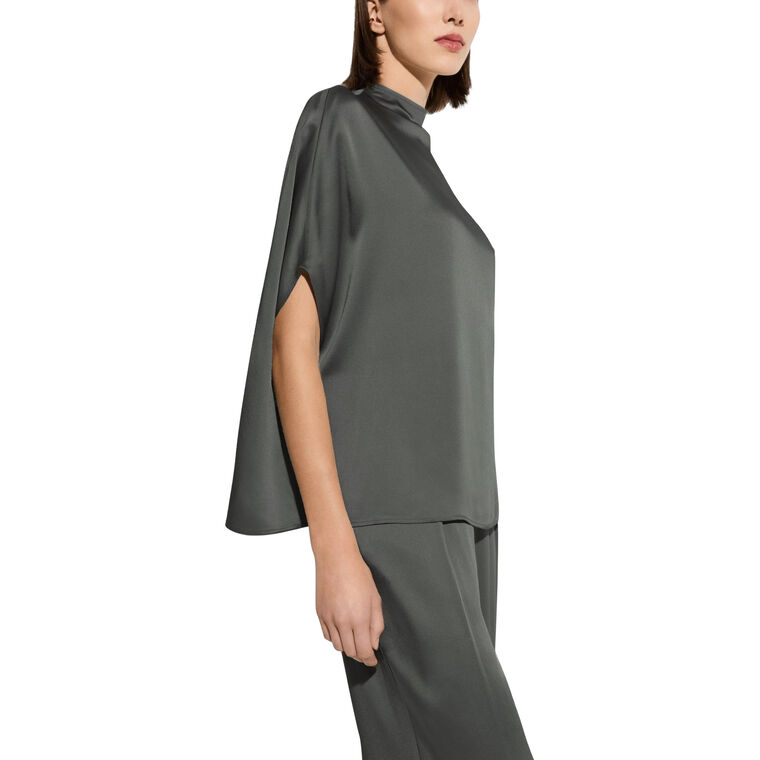 Satin Cape Tee image number null
