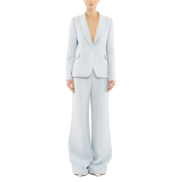 Deeda Tailored Wide-Leg Pant In Silk Wool image number null