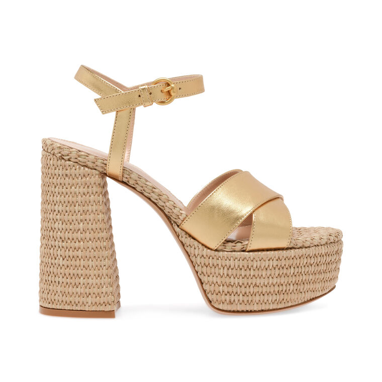 Bebe 70mm Cork Platform Sandal image number null