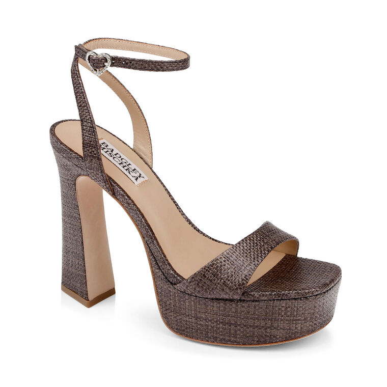 Caia Platform Sandal With Heart-Shaped Buckle image number null