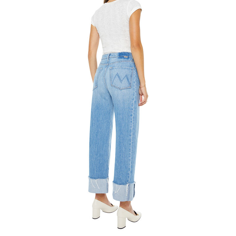 The Half-Pipe Ankle Cuff Fray Jean image number null